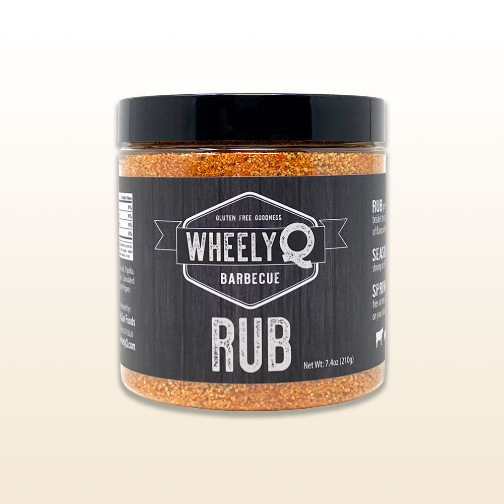 Image of All Purpose Barbecue Rub on a tan gradient background.