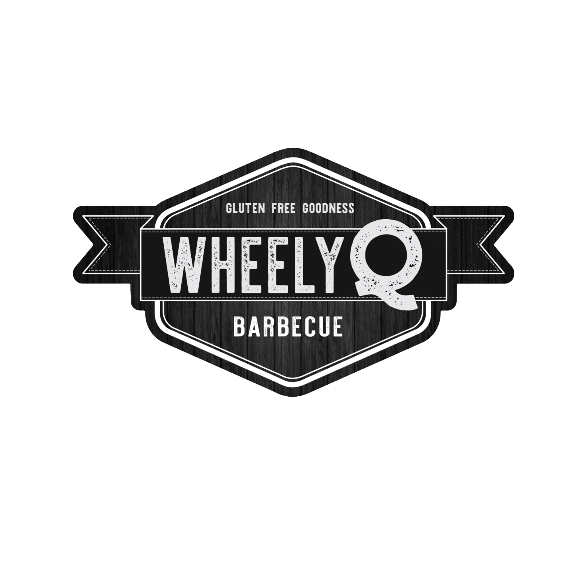 WheelyQ Barbecue Die-Cut sticker